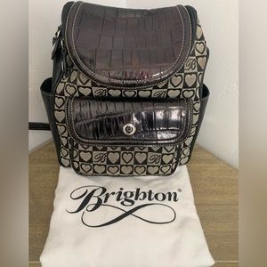 Brighton Signature Julia Backpack with Adjustable Leather Straps